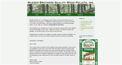 Desktop Screenshot of maederwoodpellets.com